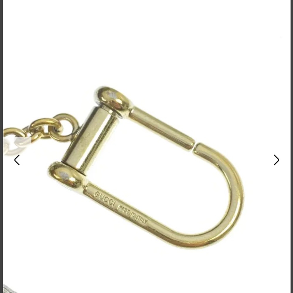 Gucci Beige Monogram Key Pouch - Picture 2 of 3
